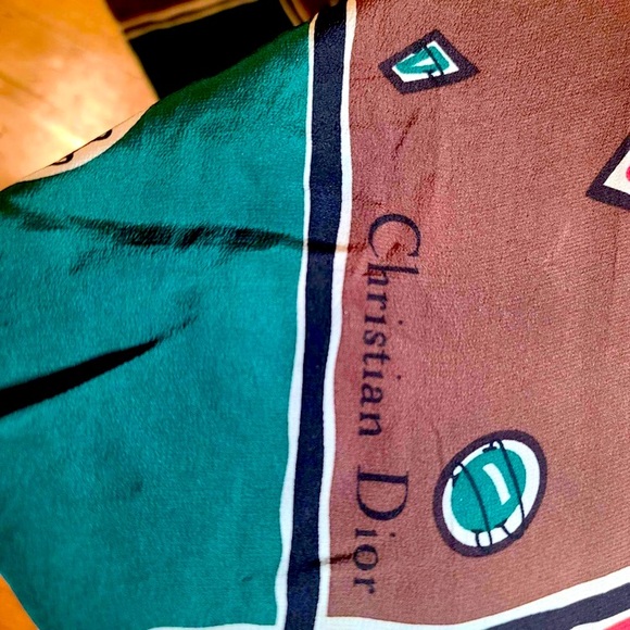 Dior | Accessories | Christian Dior Vintage Scarf Monogrammed | Poshmark
